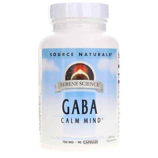 Serene Science GABA Calm Mind 750 Mg Capsules, SNN